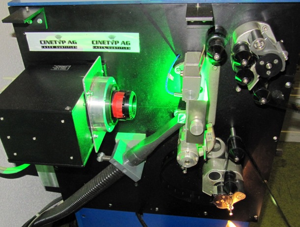 Laser in Aktion